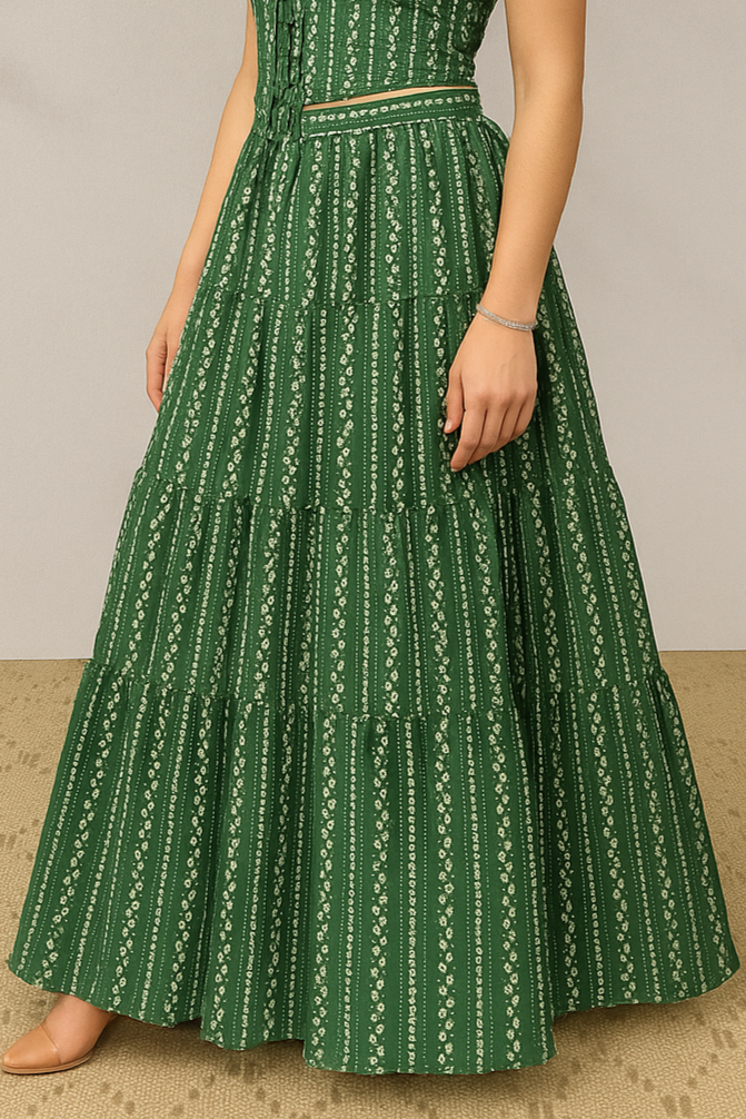 Skirt Forest Flutter